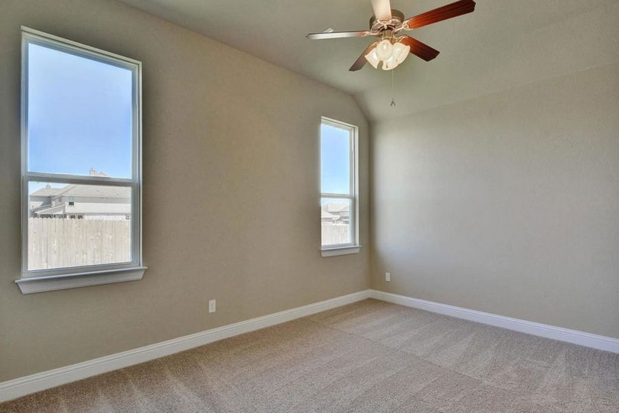 Representative unfurnished interior of a home built from the Oaks 1793 by Brohn Homes in Oaks at San Gabriel, Georgetown (Image 13).