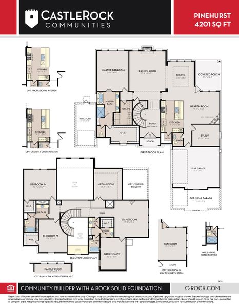2D floor plan layout of this home in High Park Hill, Arrington, TN (Image 2).