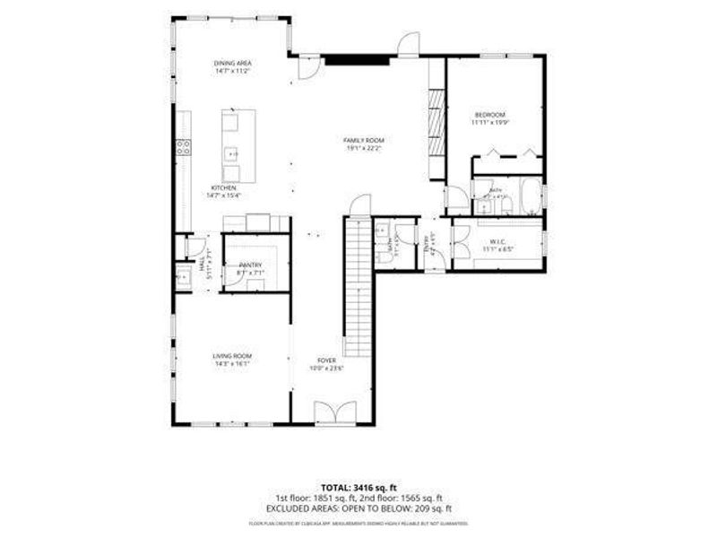 2D floor plan layout of this home in , Atlanta, GA (Image 6).