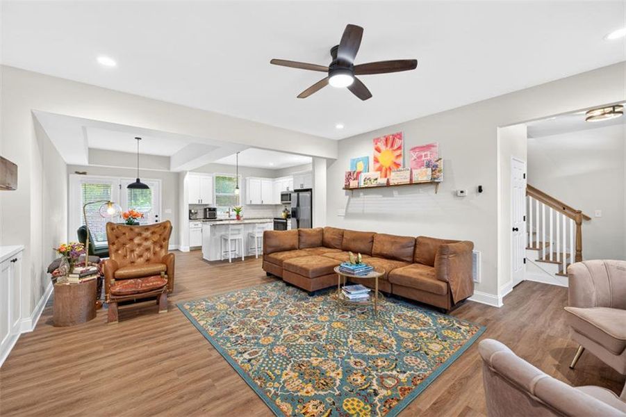 Furnished interior view inside a new home in , Monroe (Image 6).