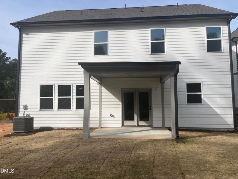Exterior details and patio area of a home in Sage on North Main, Wake Forest (Image 4).