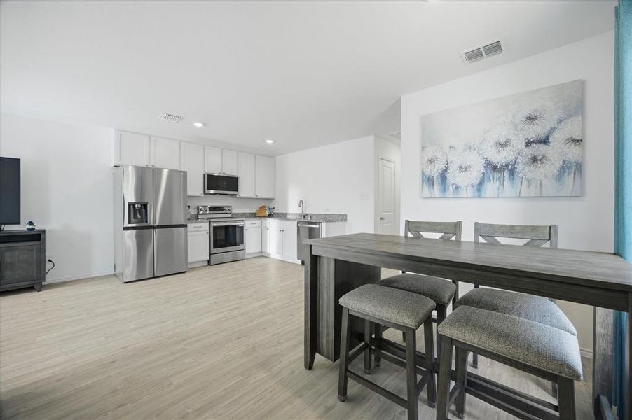 Furnished interior view inside a new home in , Princeton (Image 6).