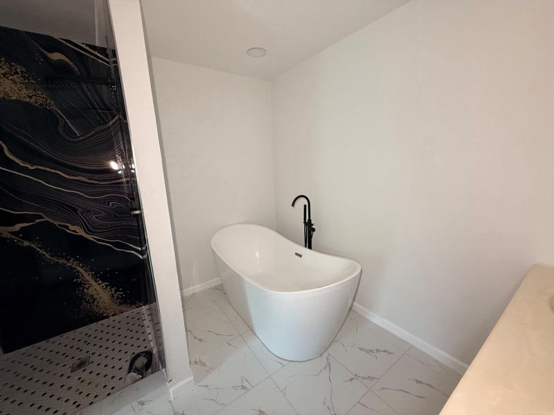Primary bathroom with large soaker tub Primary bathroom with large soaker tub
