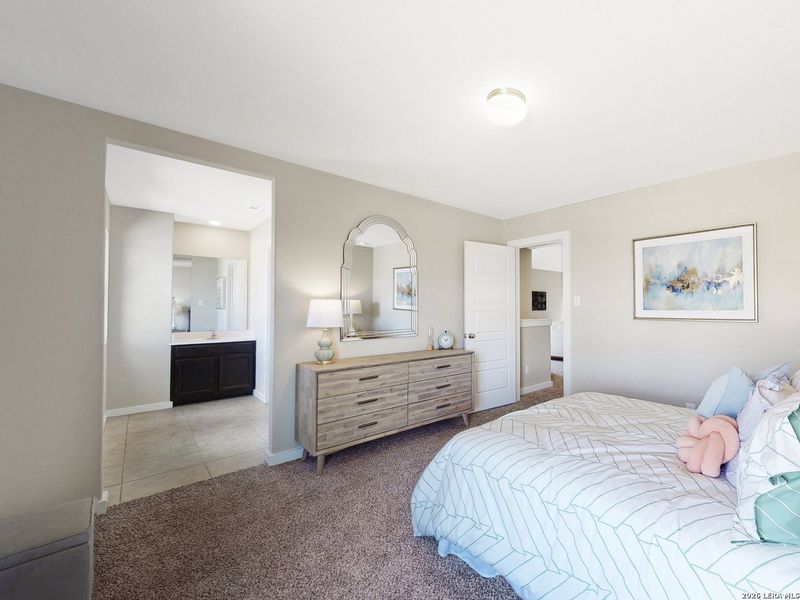 Furnished interior view inside a new home in Winding Brook, San Antonio (Image 17).