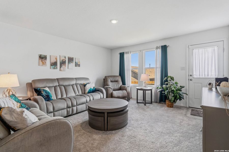Furnished interior view inside a new home in Knox Ridge, Converse (Image 19).