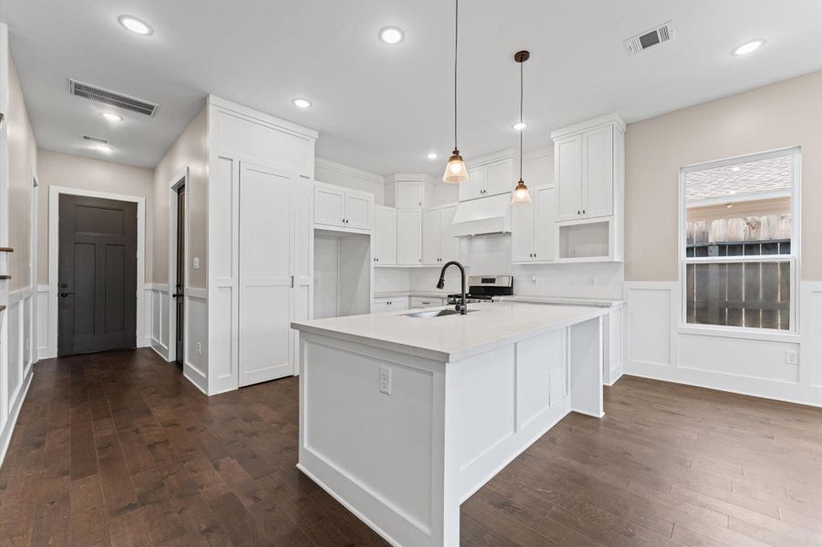 Furnished interior view inside a new home in , Houston (Image 7).
