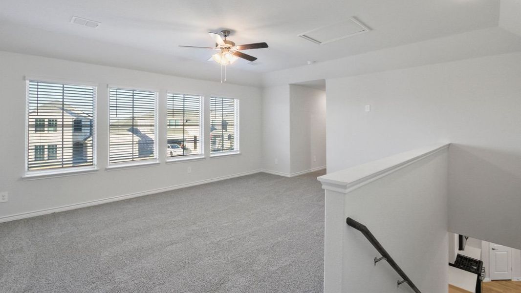 Spacious, unfurnished interior of a new home in The Preserve at Forum, Grand Prairie (Image 12). Spacious, unfurnished interior of a new home in The Preserve at Forum, Grand Prairie (Image 12).