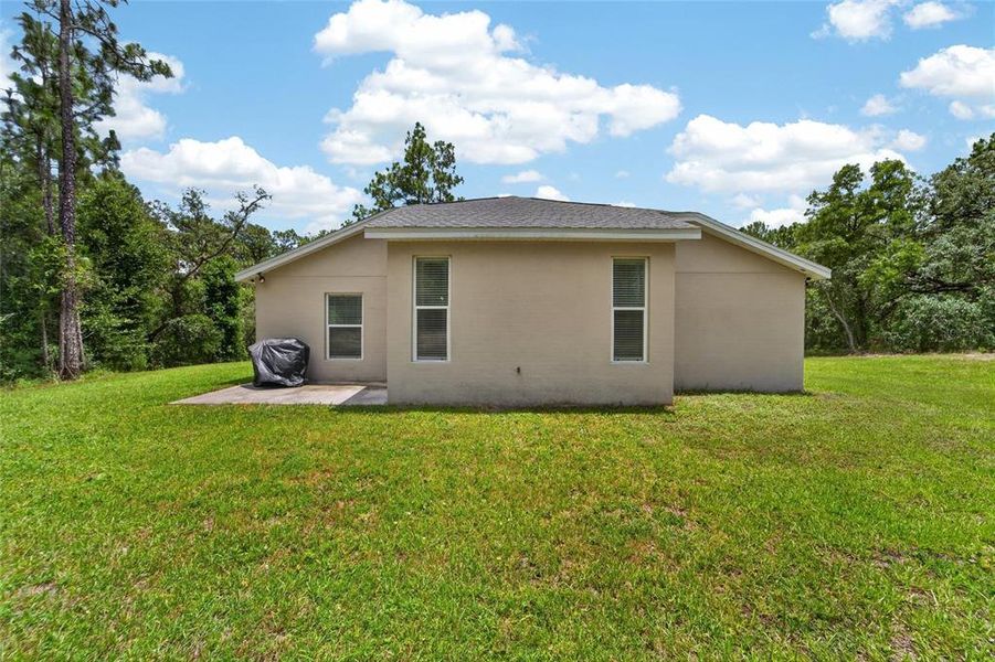 Exterior details and patio area of a home in , Brooksville (Image 26).