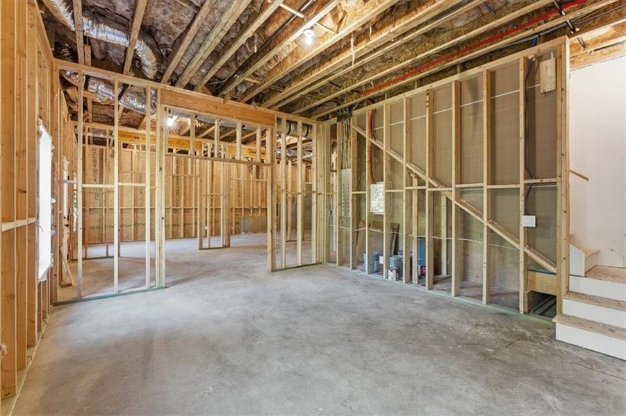 In-progress construction of a new home in , Cartersville, GA (Image 39).