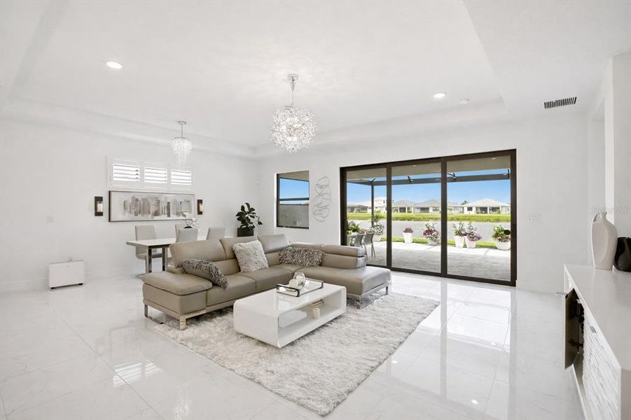 Furnished interior view inside a new home in , Bradenton (Image 19).