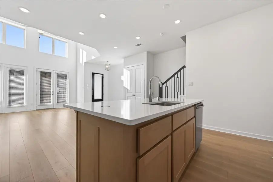 Furnished interior view inside a new home in , Cypress (Image 13).
