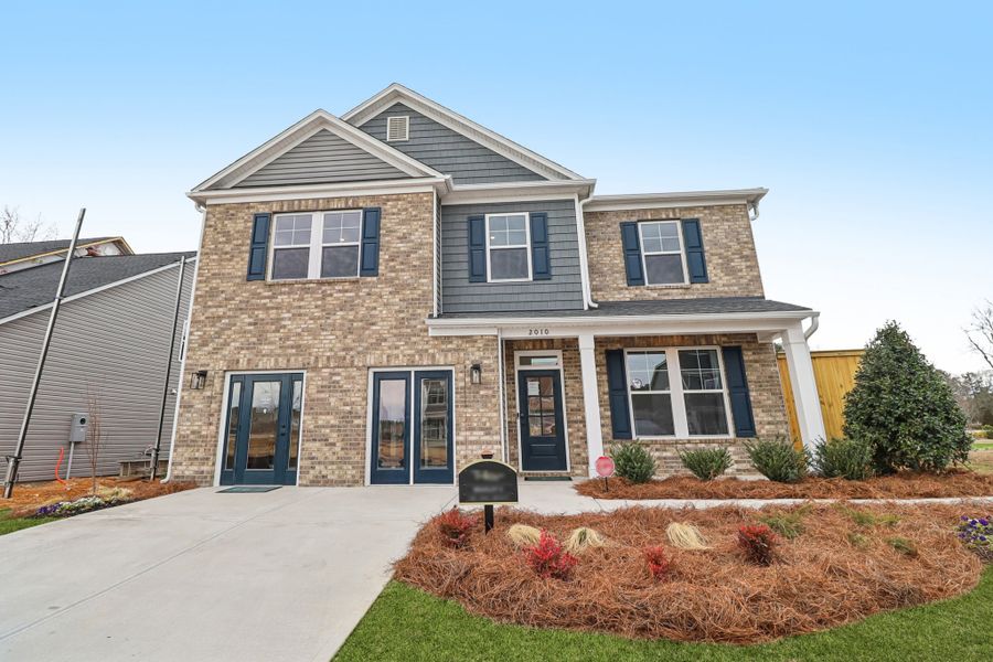 Representative exterior photo of a completed home built from the Bradley II by Great Southern Homes in Sedona, Greenville, SC (Image 49).