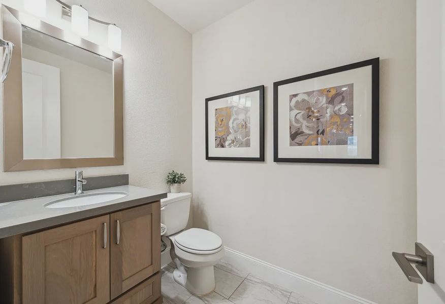 Plan 6020 powder room - staged - 14 of 23 Plan 6020 powder room - staged - 14 of 23