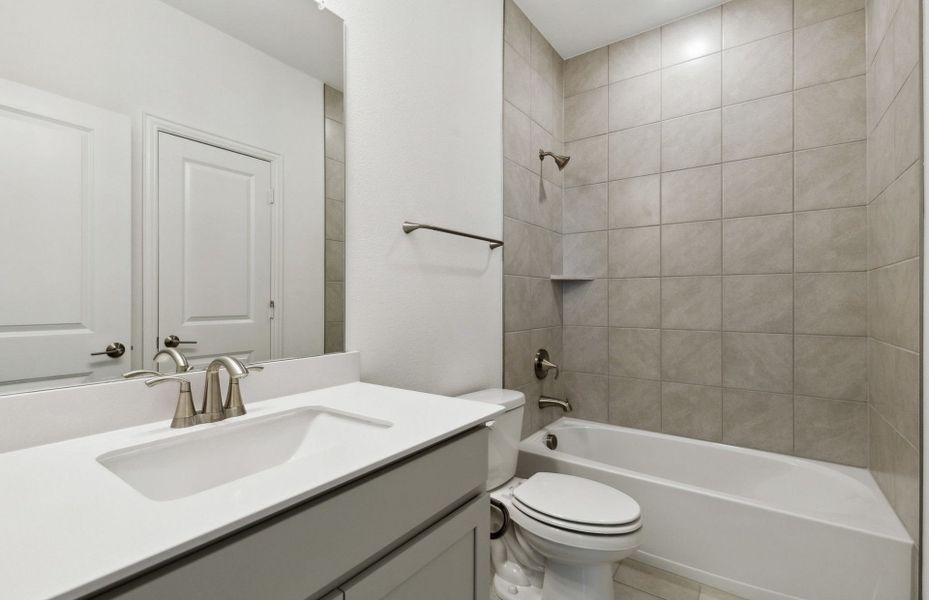Upgraded secondary bathroom Upgraded secondary bathroom