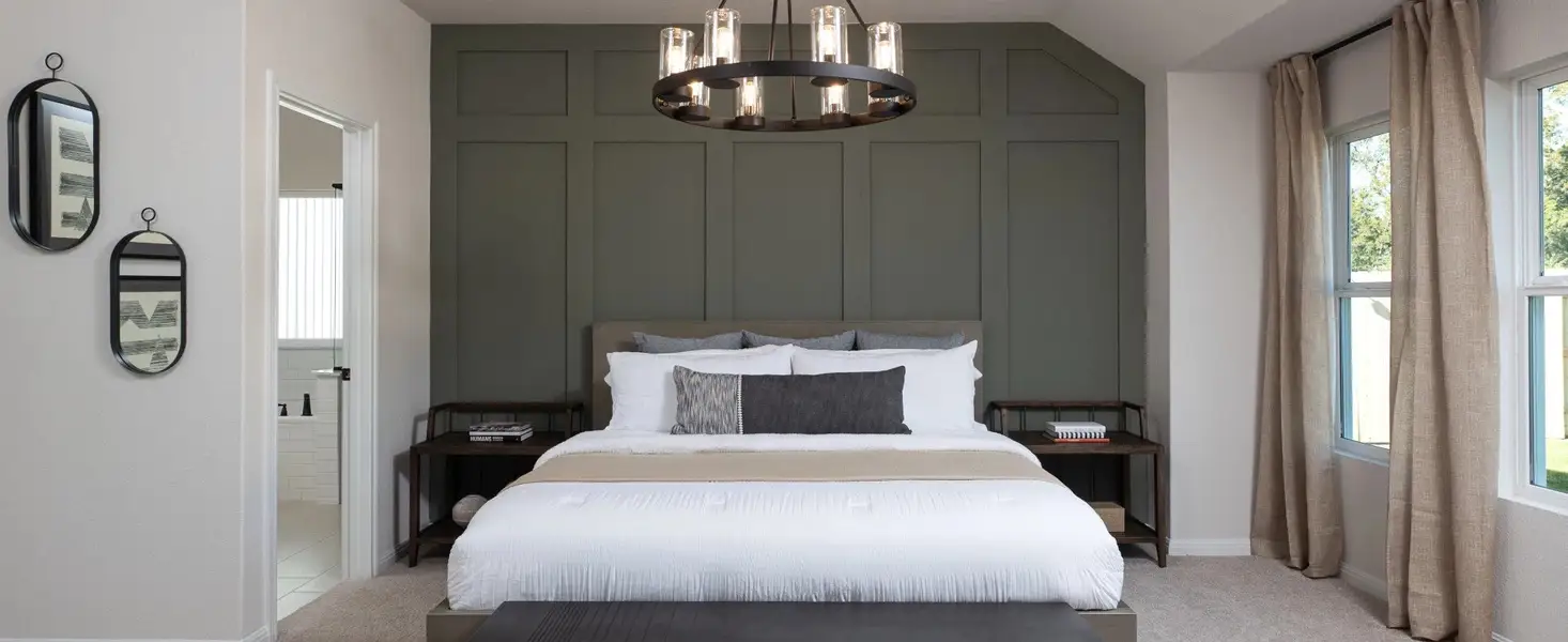 Representative furnished interior of a home built from the Medina II by Ashton Woods in The Colony 50s, Bastrop (Image 8).
