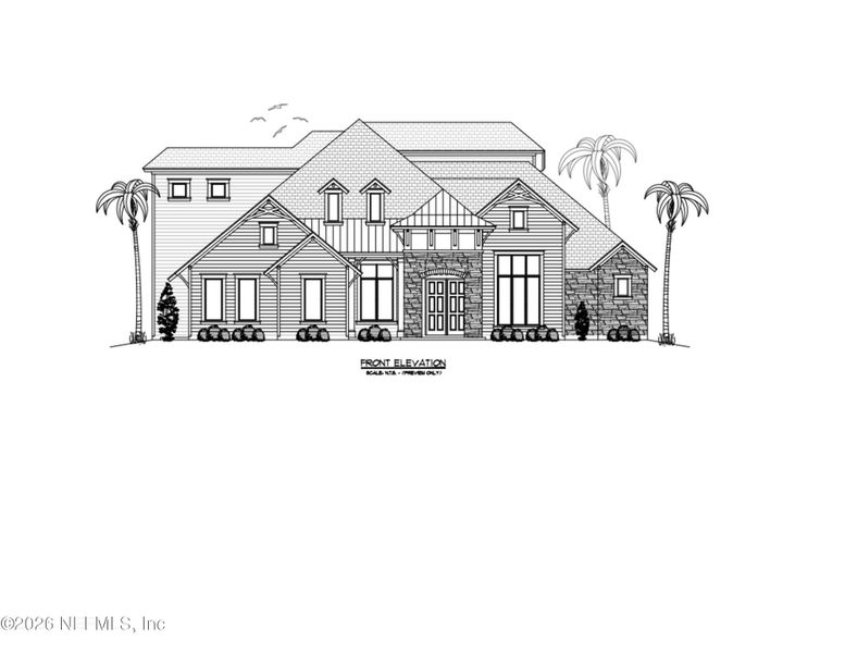 Exterior rendering of this home design in Tidewater, Jacksonville, FL (Image 1). Exterior rendering of this home design in Tidewater, Jacksonville, FL (Image 1).