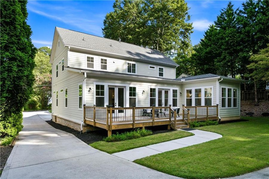 Exterior details and patio area of a home in , Decatur (Image 38).
