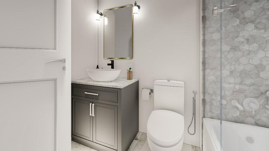 Furnished interior view inside a new home in , Tampa (Image 4).