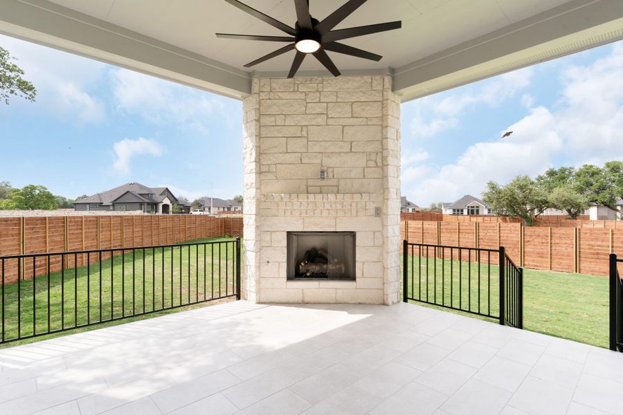 Exterior details and patio area of a home in Broken Oak, Georgetown (Image 29). Exterior details and patio area of a home in Broken Oak, Georgetown (Image 29).