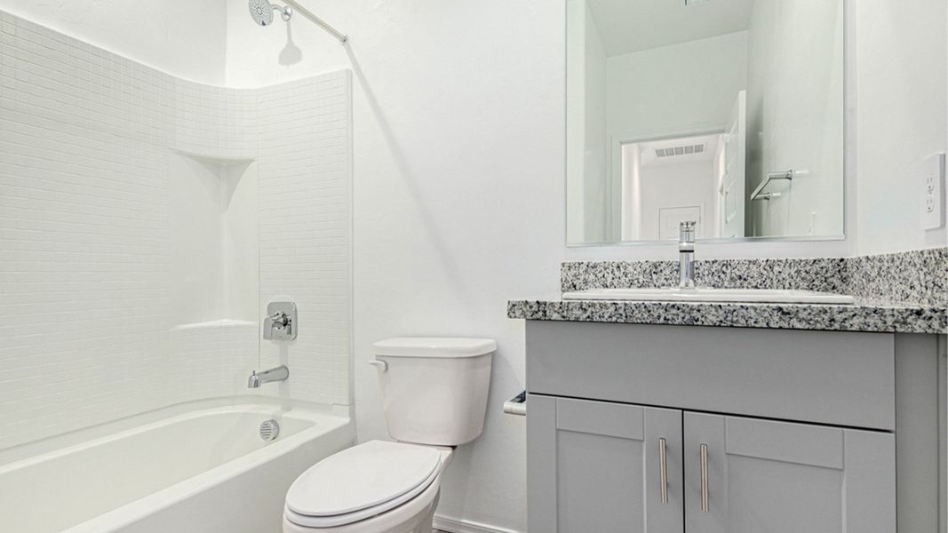 Furnished interior view inside a new home in Blackhawk, Tucson (Image 11). Furnished interior view inside a new home in Blackhawk, Tucson (Image 11).