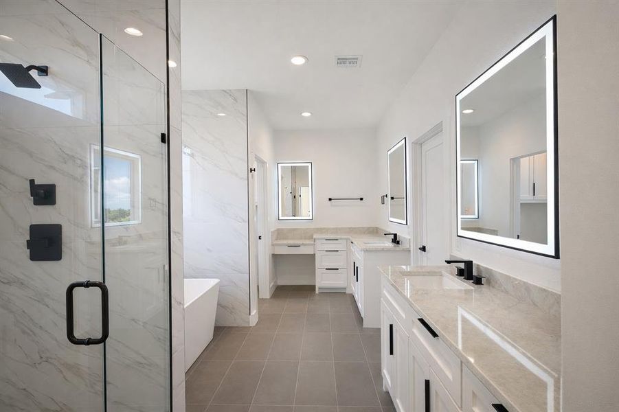 Furnished interior view inside a new home in , Pottsboro (Image 5).