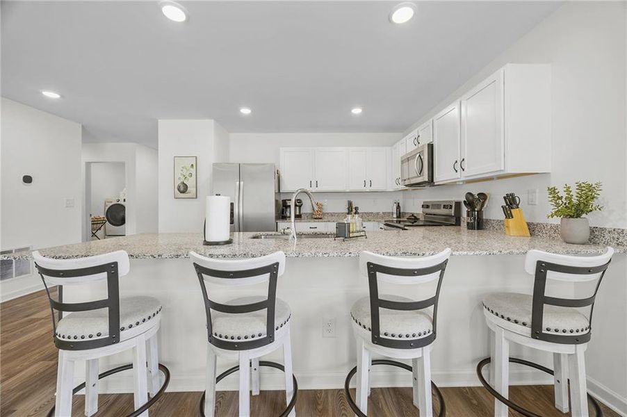 Furnished interior view inside a new home in , Lizella (Image 17).