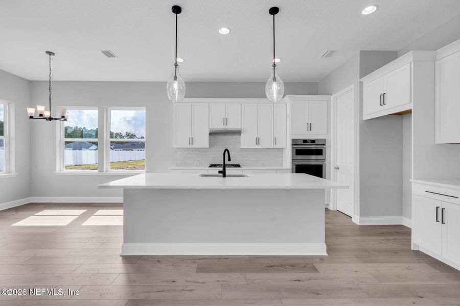 Furnished interior view inside a new home in , Jacksonville (Image 9). Furnished interior view inside a new home in , Jacksonville (Image 9).