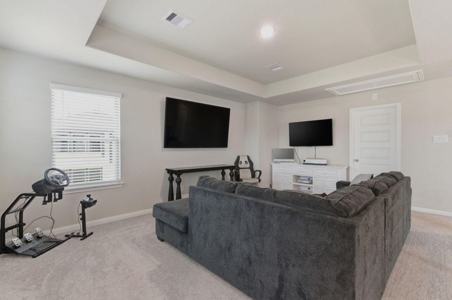 Furnished interior view inside a new home in , Montgomery (Image 5). Furnished interior view inside a new home in , Montgomery (Image 5).