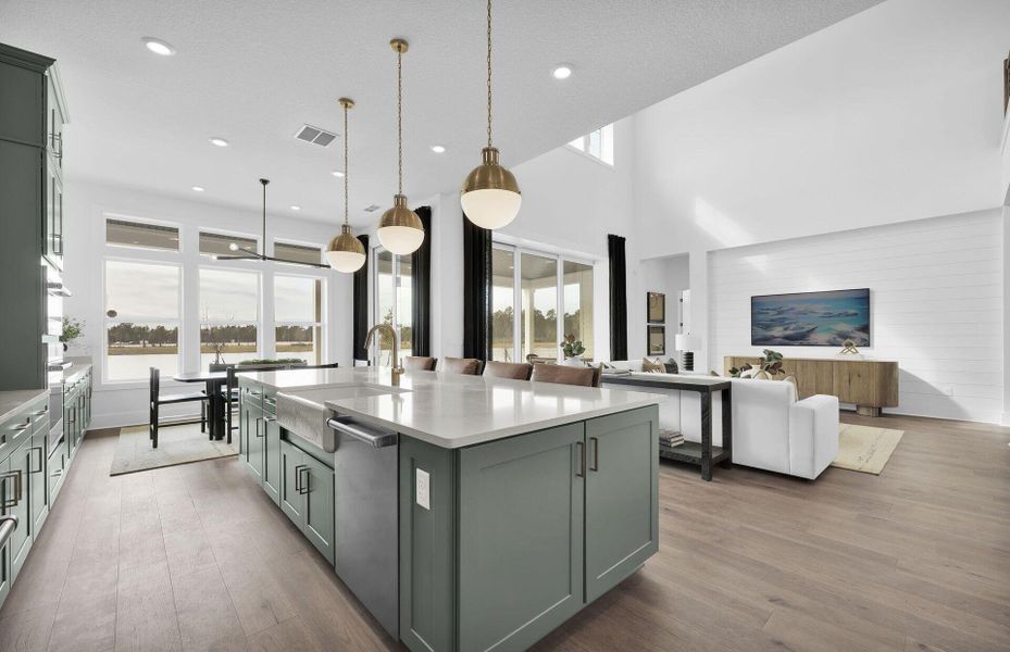 Furnished interior view inside a new home in Marigold, Davie (Image 26).