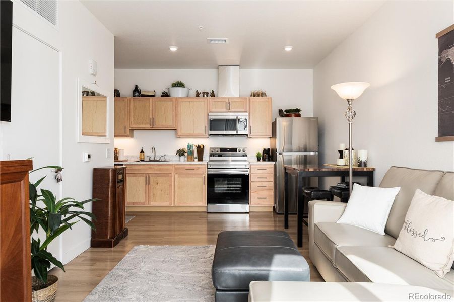 Furnished interior view inside a new home in , Denver (Image 10).