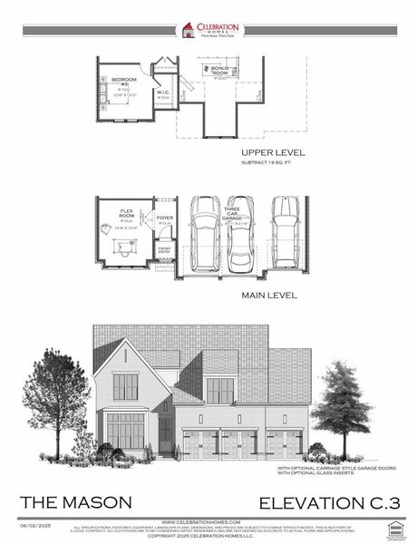 Representative rendering of the exterior for the Mason by Celebration Homes (Image 12).