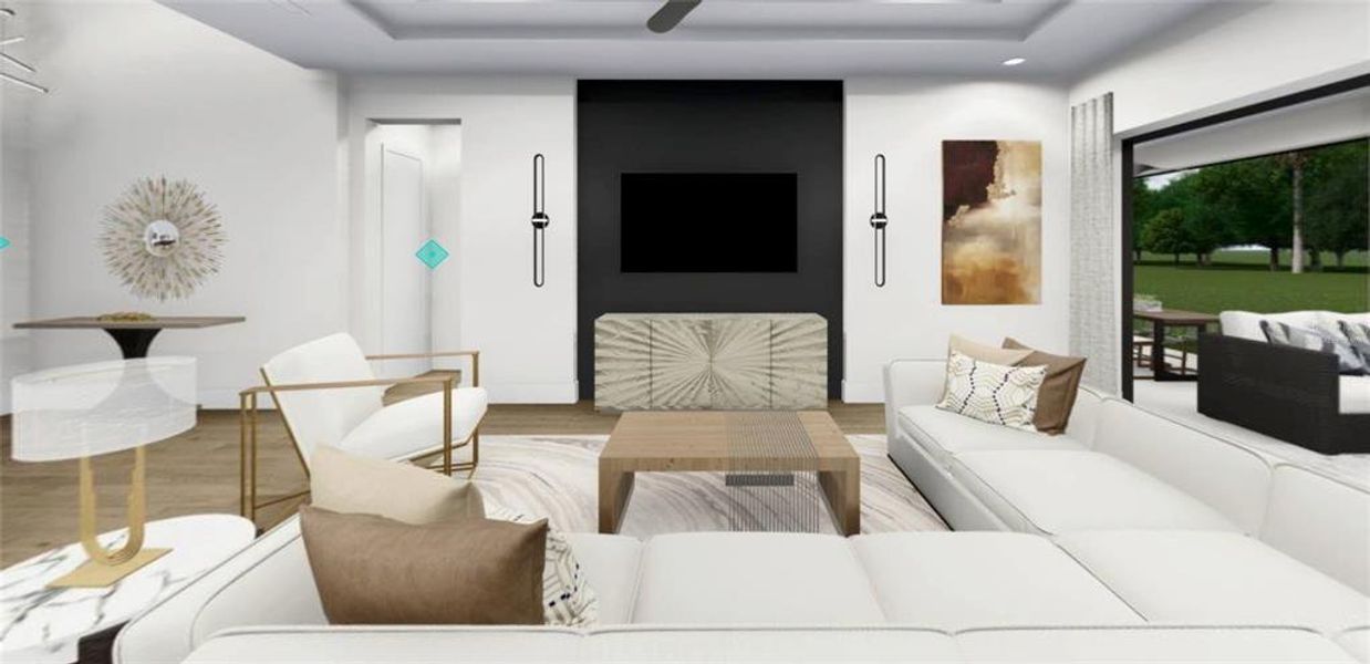 Furnished interior view inside a new home in , Orlando (Image 5).