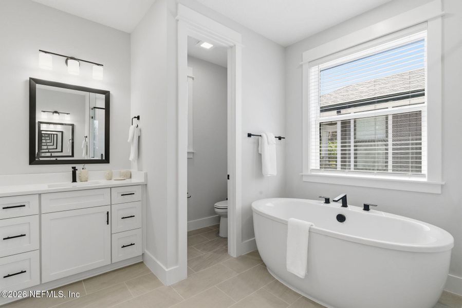 Furnished interior view inside a new home in , Jacksonville Beach (Image 53).