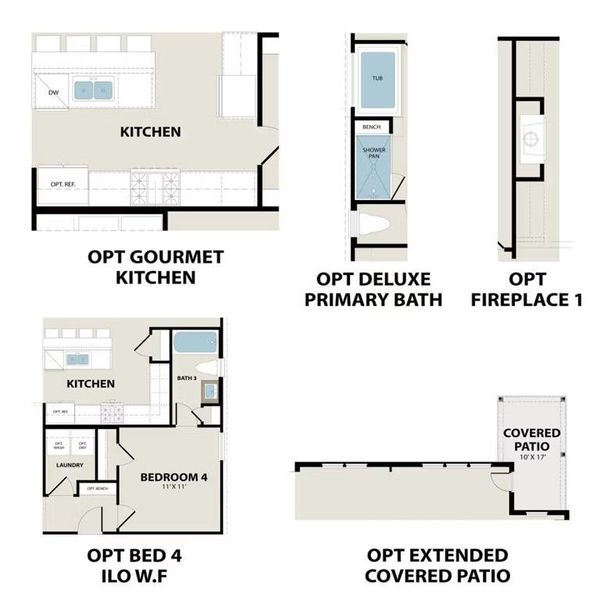2D floor plan layout of this home in Meadow Ridge Estates, Josephine, TX (Image 4). 2D floor plan layout of this home in Meadow Ridge Estates, Josephine, TX (Image 4).