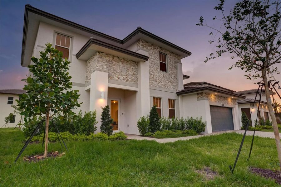 Front exterior of a new home in , Davie, FL, highlighting curb appeal (Image 30).