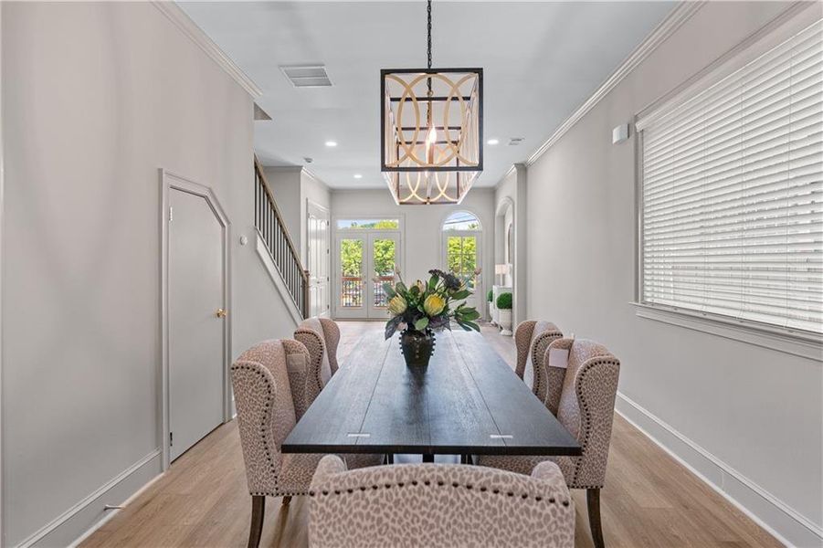 Furnished interior view inside a new home in , Atlanta (Image 12).