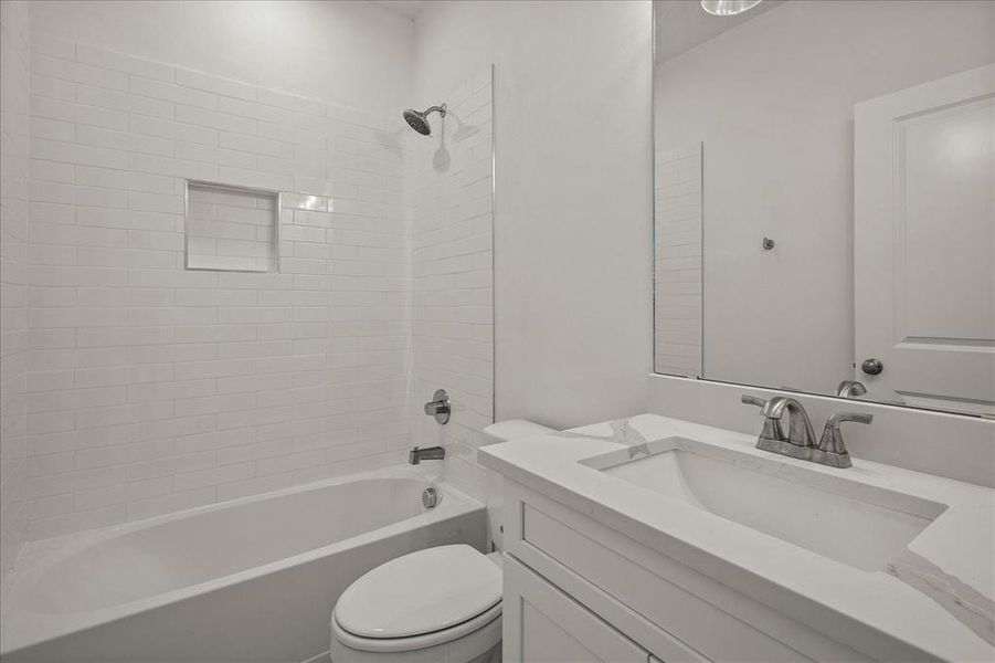 Furnished interior view inside a new home in Briar Branch Estates, Celeste (Image 12). Furnished interior view inside a new home in Briar Branch Estates, Celeste (Image 12).