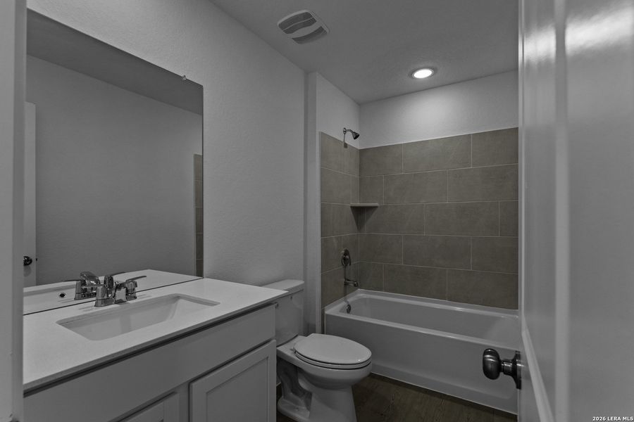 Furnished interior view inside a new home in Waterwheel, San Antonio (Image 11).