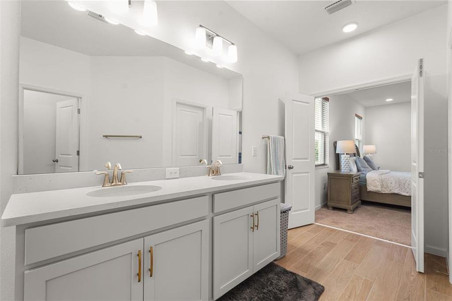Furnished interior view inside a new home in Estates at Rivercrest, Sanford (Image 9).