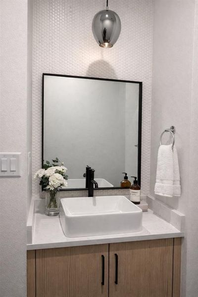 Close-up of interior finishes inside a home in , Dallas (Image 7).