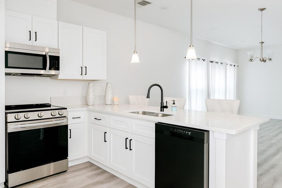 Furnished interior view inside a new home in , Houston (Image 4).
