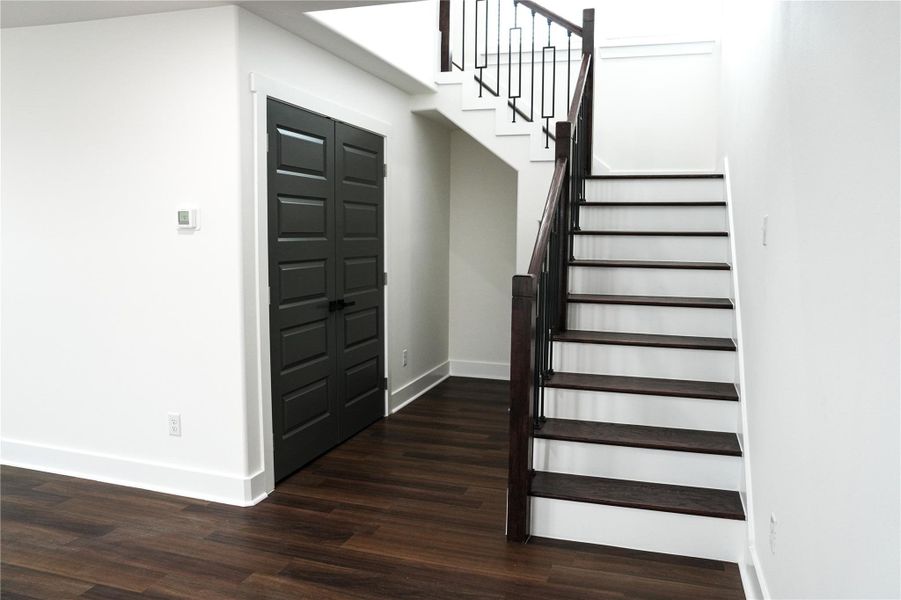 laundry room and stairs