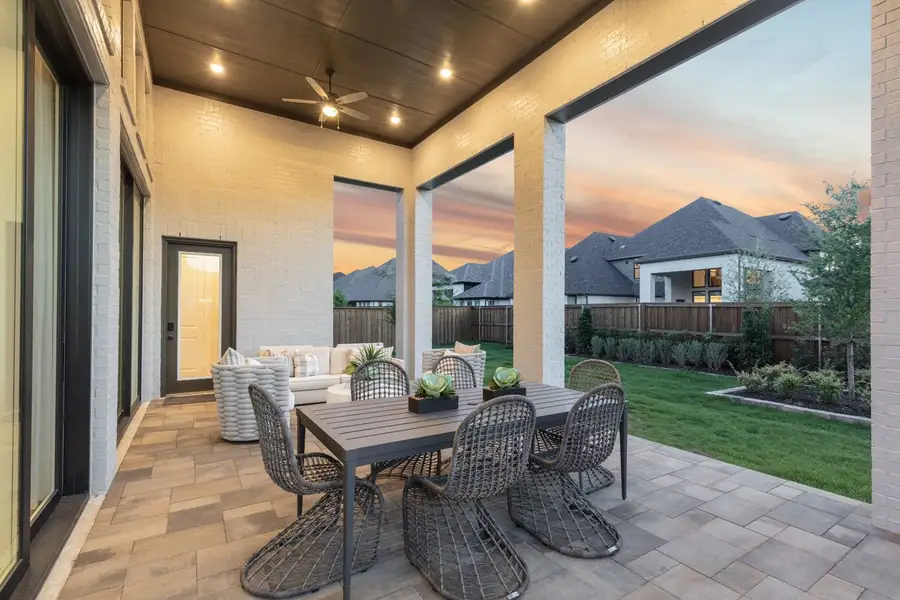 Representative Patio - some options shown