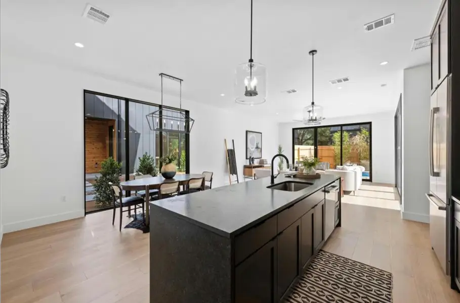 Furnished interior view inside a new home in , Austin (Image 7). Furnished interior view inside a new home in , Austin (Image 7).