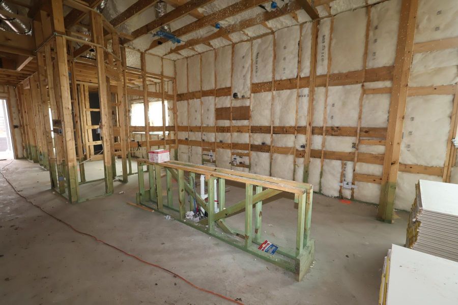 In-progress construction of a new home in Brookewater - Ascent Collection, Rosenberg, TX (Image 9).