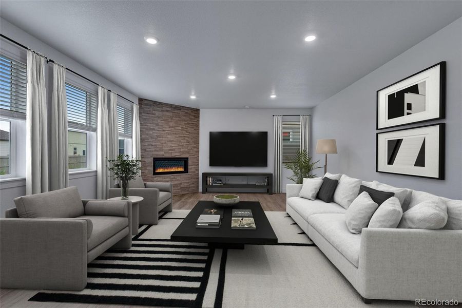 Furnished interior view inside a new home in Vantage, Berthoud (Image 12).