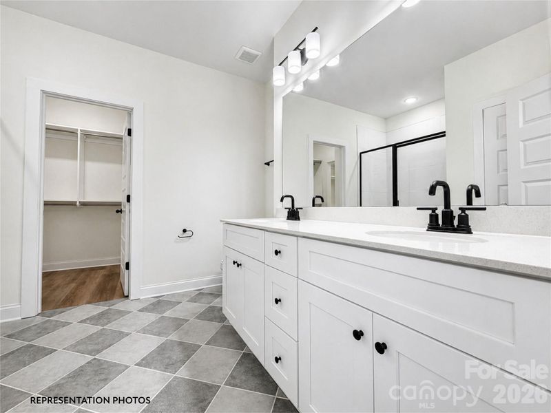 Furnished interior view inside a new home in , Charlotte (Image 6).