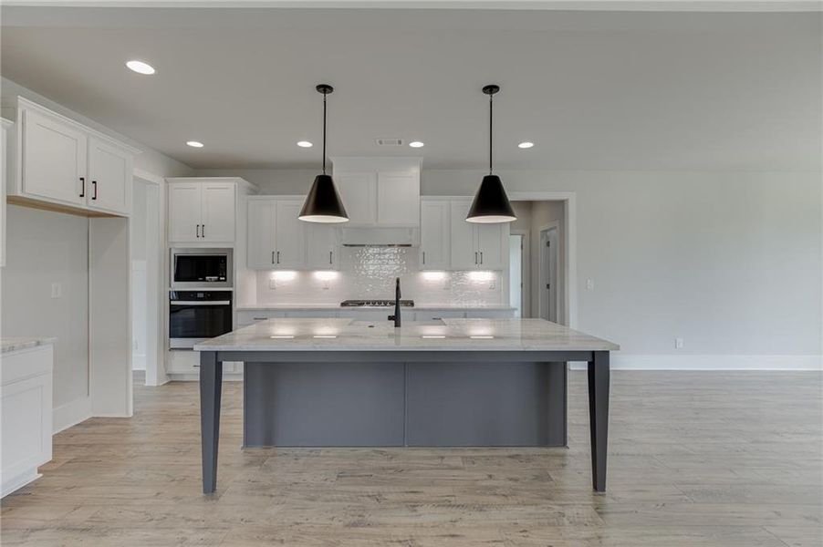 Furnished interior view inside a new home in , Buford (Image 16).