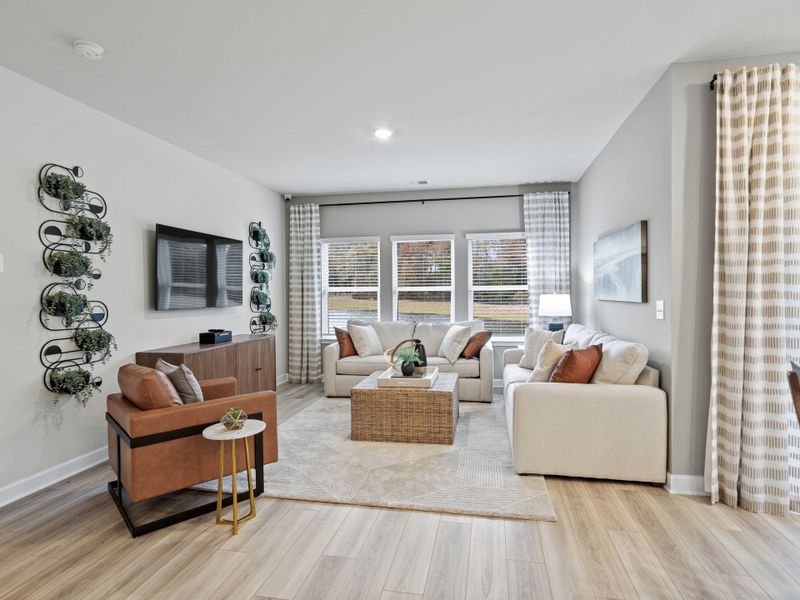 Furnished interior view inside a new home in Waterside, Longs (Image 12).