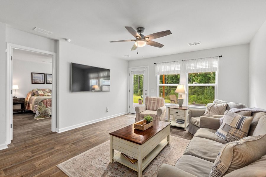 Furnished interior view inside a new home in , Summerville (Image 7).